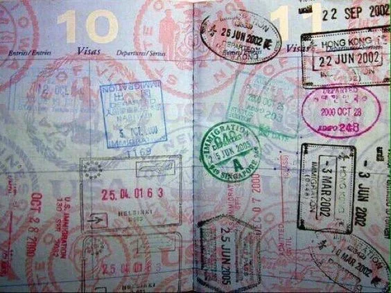 passport stamp